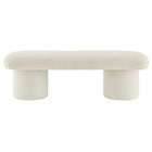 Modway Orla Chenille Upholstered Bench - Cream-7