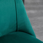 HOMCOM Dining Chairs in Velvet Accent - Green - Set of 4-Modern design adds glamour to your dining room, kitchen, bedroom and more