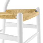 Modway Amish 29" Wood Dining Chair - White-9