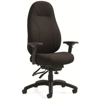 Staples ObusForme Professional High Back Multi-Tilter Office Chair - Fusion Carbon Fabric - Black-High back multi-tilter chair