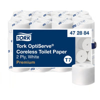 Tork Premium Coreless High Capacity 2-ply Toilet Paperr - 36 Pack-50% more capacity than other premium rolls
