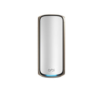 Netgear RBE970-100CNS Orbi Quad-Band Whole Home Mesh - Wi-Fi 7 Add-On Satellite-Unlock incredible speeds up to 27Gbps  on the only mesh system designed to ensure WiFi stays fast on your devices simultaneously
