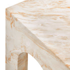 Modway Valen Square Indoor/Outdoor Patio Arched Concrete Side Table - Honey Onyx-9
