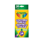 Crayola Coloured Pencils, 24 Count-Features 24 vibrant, creamy Crayola colours