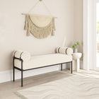 Zuo Barrow Bench - Cream-Furniture Colour: Cream