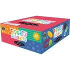 Teacher Created Resources Fidgety Fidgets - 14 Pieces-Includes an assortment of sensory fidget tools: 3 Zipper Bracelets, 1 Keychain with Rolling Beads, 1 Push and Pop Bubble Keychain, 2 Color Change Squeeze Balls, 1 Dough Squeeze Ball, 1 Squishy Soft Tentacles, 1 Infinity Cube, 1 Spiky Roller, 1 Marble in Fabric Loop, 2 Knobby Silicone Bracelets