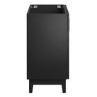 Modway Miles 36" Bathroom Vanity Cabinet - Black-Sink Basin Not Included