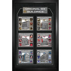 Original Six Player Collage Vertical - Framed Print - 23" x 35"-Premium print framed