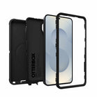 OtterBox Defender Pro Cell Phone Case with Magnets for Galaxy S26+ - Black-Raised edges protect camera and screen