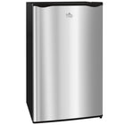 HOMCOM Mini Fridge with Freezer and Reversible Door for Bedroom - Silver-Combines refrigerator and freezer with a 3.2 Cu. Ft. capacity for various food storage