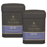 Taylors Earl Grey Leaf Tea - 125g - 2 Pack-Use a warmed teapot and add one teaspoon of tea per person and an extra 'one for the pot.