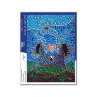 Oscardo Leah Dorion Breath of Life Indigenous Art Puzzle - 1000 Pieces-1000 Piece Puzzle Featuring Indigenous Art - Showcasing authentic designs by First Nations, Inuit, and Métis artists from across Canada