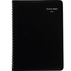 AT-A-GLANCE 2027 QuickNotes Weekly/Monthly Appointment Book - 9-7/8" H x 8" W - Black - Bilingual-12 months tabbed: January 2027 - December 2027