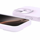Avana Velvet Compatible with MagSafe Case for iPhone 17 - Lavender-Strap slot for charms or lanyard