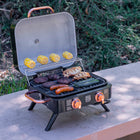 Kenmore 2 Burner Retro Tabletop Gas Grill - Black/Copper-10