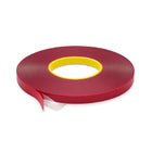 Futech Acrylic Foam Double-sided Tape - 1mm Thickness - 15mm W x 33m L - Clear-Strong, reliable double-sided adhesion for mounting, securing, and joining materials without visible fasteners.