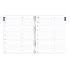 Blueline 2027 DuraGlobe Monthly Planner with Twin-Wire Binding and Semiflexible Cover - 8-7/8" x 7-1/8" - Bilingual-Note section on each spread