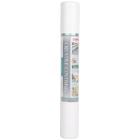 Kittrich Corporation Con-Tact Brand Creative Covering Adhesive Covering - 18" x 50 ft - White-Multipurpose self adhesive covering: Our self-adhesive backing will stick to any smooth surface! This makes the Creative Covering great for covering shelves, cabinets, cupboards, lining walls, drawers and for any artistic project! From DIY projects to protecting furniture and from your child's school projects to whole room renovations Con-Tact Shelf Liners have got you covered!