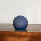 Amazon Echo Dot 5th Gen. Smart Speaker - Deep Sea Blue-Do More With Device Pairing - Fill your home with music using compatible Echo devices in different rooms, create a home theatre system with Fire TV, or extend wifi coverage with a compatible eero network so you can say goodbye to drop-offs and buffering.