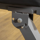 Soozier Adjustable Weight Bench - Grey-Foldable design can save a lot of space