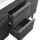 Modway Render 48" Double Sink Bathroom Vanity - Charcoal/White-10