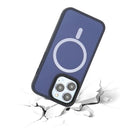 TUFF8 Glide Guard Rugged Case For iPhone 15 Pro Max - Midnight Blue-Ergonomic Design: TUFF8 has been designed to give your fingers and hands more tactile control while making calls, texting or using your phone with its thoughtfully designed grip bumper