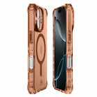 ITSKINS Hybrid_R Frost Compatible with MagSafe Case for iPhone 17 - Mocha-Extreme drop protection 3M/10Feet