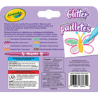 Crayola Glitter Markers - 8 Count-Art supplies: Glitter Markers add an extra dazzling touch to school projects, homemade cards, crafts, and colourful art projects
