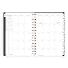 AT-A-GLANCE 2026-2027 Signature Weekly/Monthly Academic Planner - 8-1/2" H x 5-3/8" W - Black - Bilingual-Page size: 8-1/2" H x 5-3/8" W