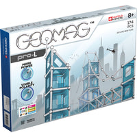 Geomag Geomag PRO L Building Set - 174 Pieces-Magnetic construction platform that helps kids grasp science concepts in magnetism and magnetic polarities