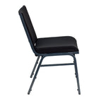 Flash Furniture HERCULES Series Heavy Duty Stack Chair - Black Dot Fabric-550 lb. Weight Capacity