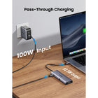 UGREEN Revodok 10-in-1 Dual Monitor USB-C Hub-Audio and Memory Card Support: The 3.5mm AUX port offers audio output but does not support a microphone. The dock also includes SD and TF card slots, which can be used simultaneously with transfer speeds of approximately 90MB/s.