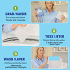 Happy Hour Hypoallergenic Laundry Detergent Sheets - Fresh Scent - 60 Sheets-Eco friendly: biodegradable laundry sheets with eco minded packaging for a more sustainable way to clean clothes