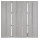 Modway Maine Outdoor Patio Bar Table - White Light Grey-Powder Coated Aluminum Frame
