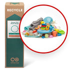 TerraCycle Baby Gear - Zero Waste Box - Medium-Recycle any brand of empty, non-electronic baby care items, including, small or collapsable baby gear (e.g., play tables, play chairs, changing tables, diaper pails, security gates, booster seats, training potties, baby stools, baby steps, toy organizers, bouncers, jumpers, mobiles and swings), feeding bottles, pacifiers & teethers, play mats, bottles, bottle caps and collars, sippy cups, plastic dishware and utensils, non-electric breast pumps, pacifiers, smal
