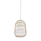 Modway Amalie Wicker Rattan Outdoor Patio Rattan Swing Chair without Stand - Natural White-Rattan Weave