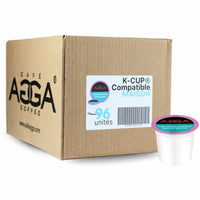Agga House Blend K-Cup Pods - Medium - 96 Pack-Medium - 96 K-Cup - K-Cup, Pod - House Blend - Kosher - 96 / Box
