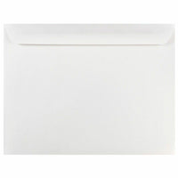 Jam Paper Booklet Envelopes - 10" H x 13" W - White - 25 Pack-Color: White 