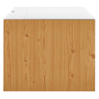 Modway Kinetic 38" Wall-Mount Office Desk - White Natural-6