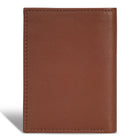 Champs Onyx Leather Vertical Slim Wallet - Brown-RFID Lining