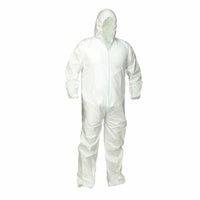 Forcefield - Combinaison jetable microporeuse avec capuche - 3TG - Blanc-100% Polyoléfine