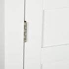 kleankin Bathroom Wall Cabinet with Adjustable Shelves - White-Magnetic door design for easy opening and closing