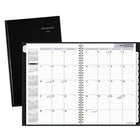AT-A-GLANCE Recycled Monthly Planner, 12 Month, 7" X 8 3/4", Black, Jan 2026 - Dec 2026 - W.B. Mason