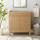 Modway Render 30" Bathroom Vanity Cabinet - Oak-Soft-Close Doors