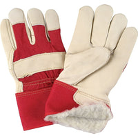 Zenith Safety Grain Cowhide Fitters Acrylic Boa Lined Gloves, Safety, 2X-Large, 12 Pack (SDL883)-Size: 2X-Large