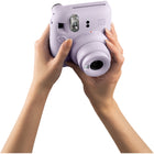 FujiFilm Instax Mini 12 Instant Camera - Lilac Purple-Close-up mode with adjustable viewfinder