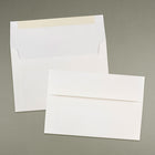 JAM Paper A8 Invitation Envelopes, 5.5 x 8.125, White, 100 Pack-Gum Closure
