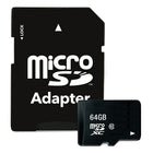 Staples 64 GB MicroSD Card Adapt Yellow Fighter-MicroSD with adapter