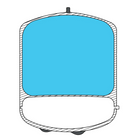 iSpring T32M Reverse Osmosis Water Storage Tank-Discharges effectively in both vertical and horizontal position