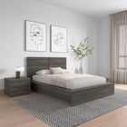 Nexera James Headboard - Full Size - Grey Oak-Warranty Included: For added peace of mind, this headboard comes with a one-year warranty, ensuring a stylish and functional upgrade to your bedroom